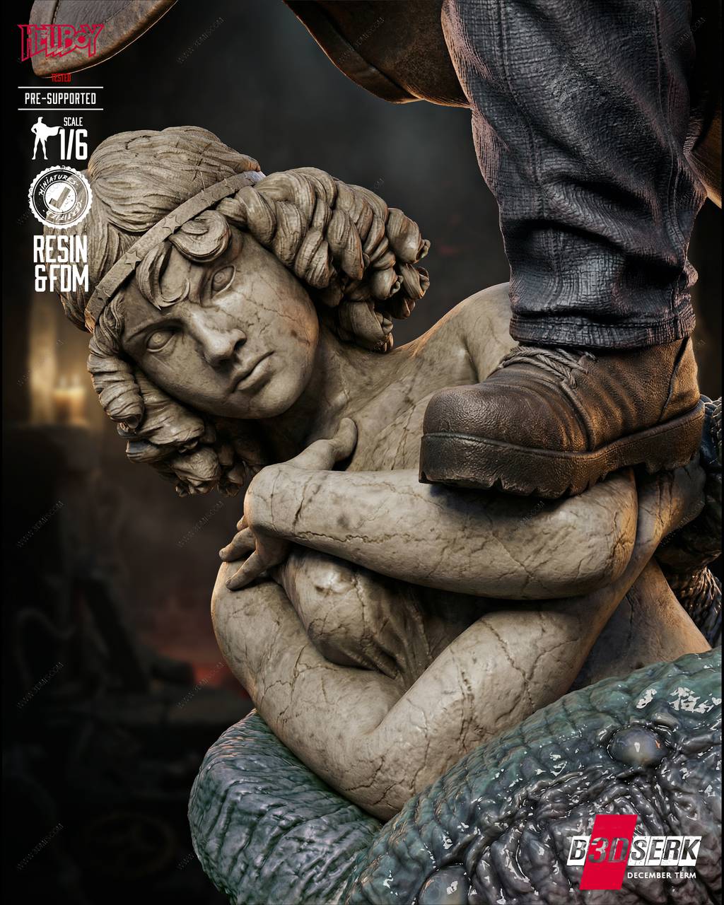 P站图纸印象馆 B3DSERK 地狱男爵 阿努·恩·罗摩 B3DSERK 地狱男爵 阿努·恩·罗摩