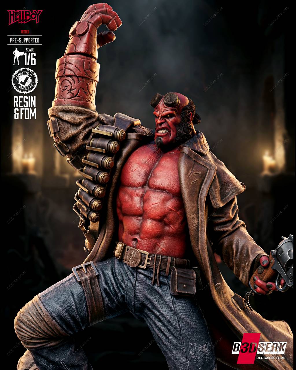 P站图纸印象馆 B3DSERK 地狱男爵 阿努·恩·罗摩 B3DSERK 地狱男爵 阿努·恩·罗摩