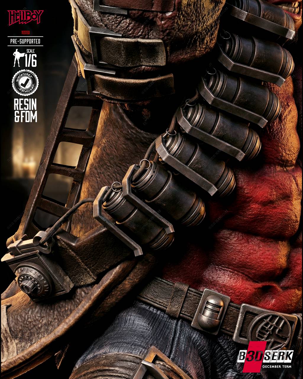 P站图纸印象馆 B3DSERK 地狱男爵 阿努·恩·罗摩 B3DSERK 地狱男爵 阿努·恩·罗摩