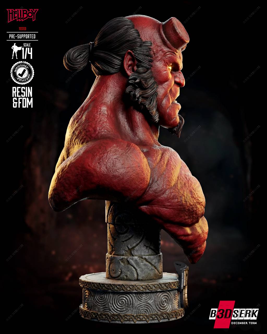 P站图纸印象馆 B3DSERK 地狱男爵 阿努·恩·罗摩 B3DSERK 地狱男爵 阿努·恩·罗摩