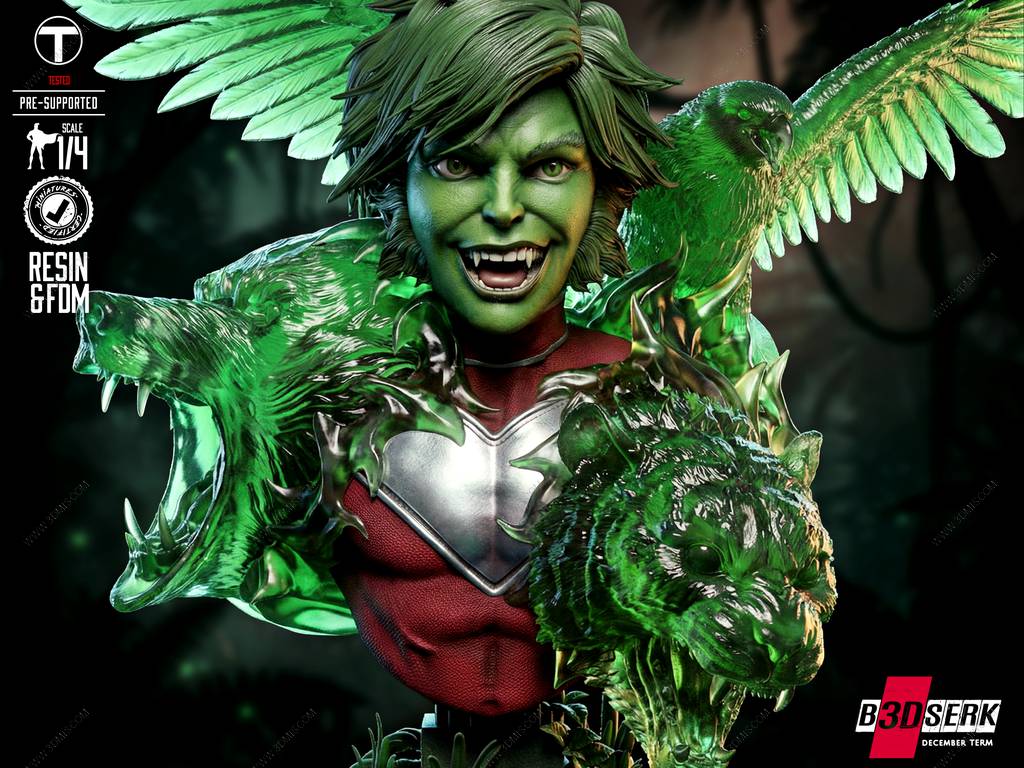 P站图纸印象馆 B3DSERK DC漫画 野兽男孩 B3DSERK DC漫画 野兽男孩