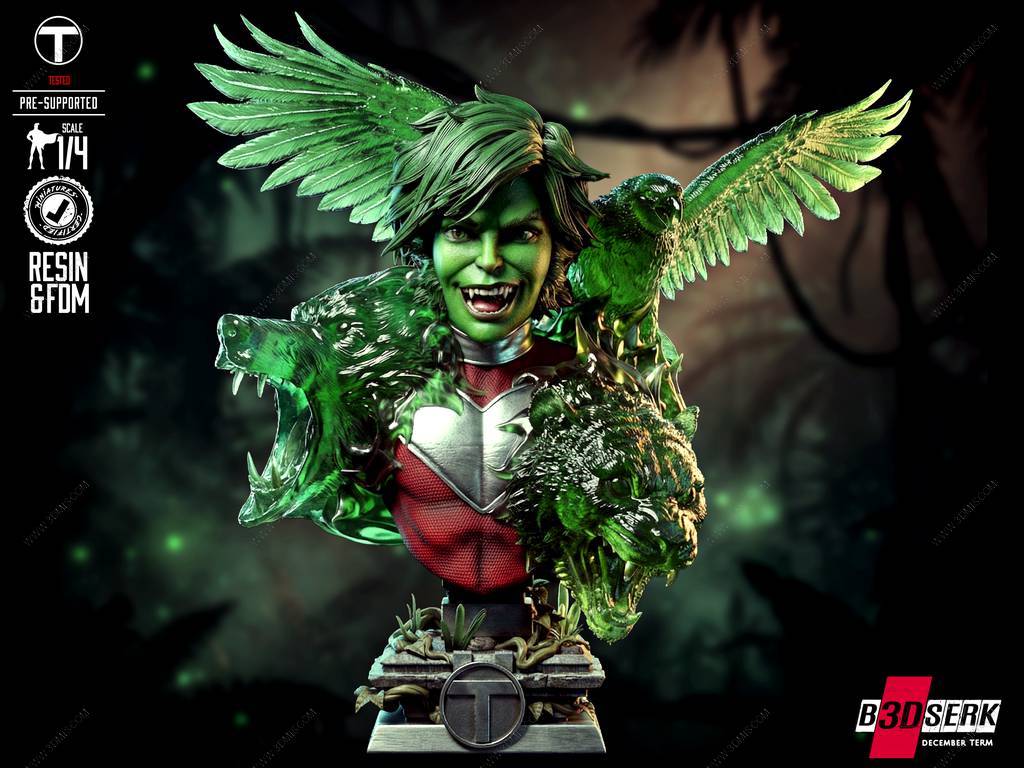 P站图纸印象馆 B3DSERK DC漫画 野兽男孩 B3DSERK DC漫画 野兽男孩