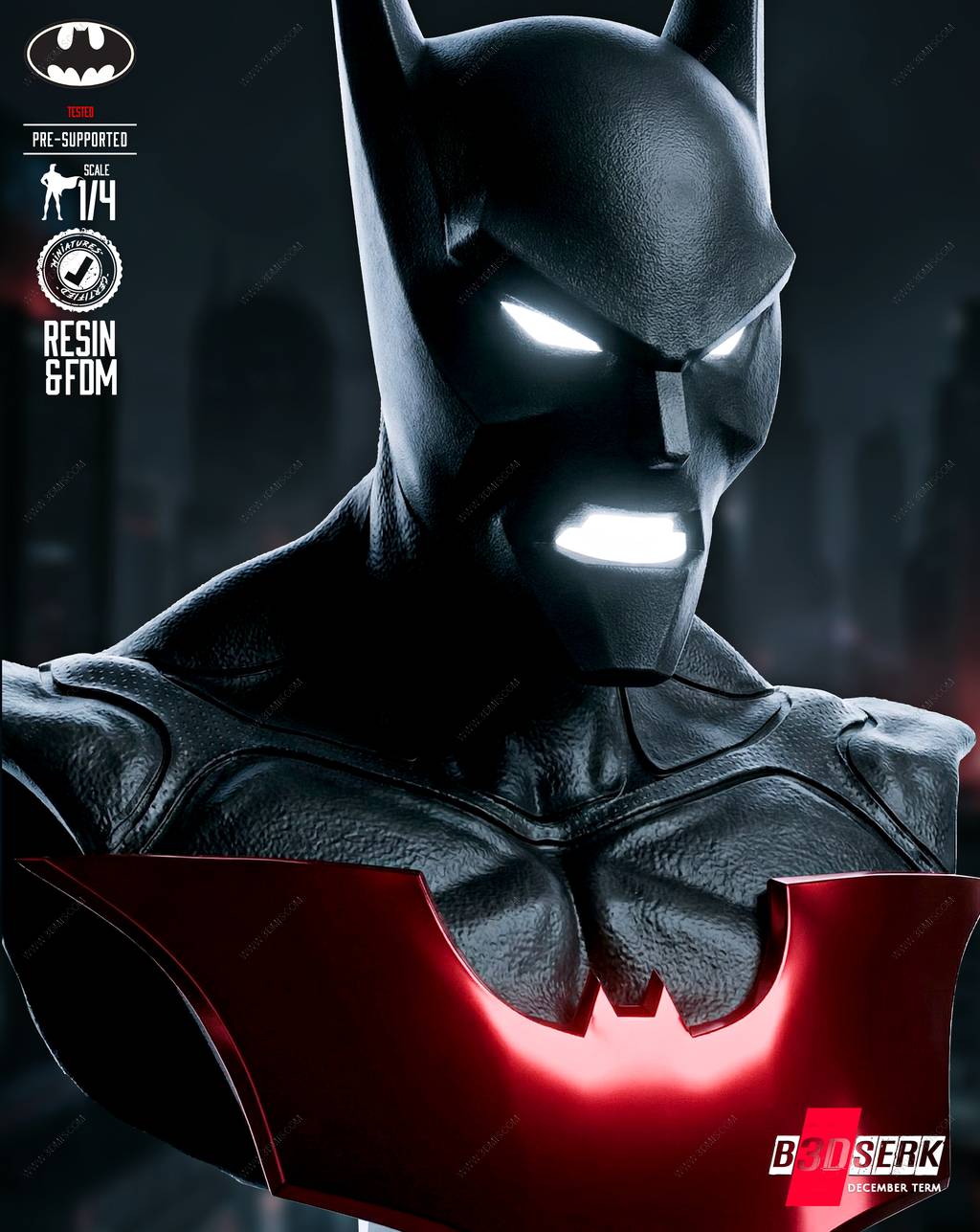 P站图纸印象馆 B3DSERK DC漫画 未来蝙蝠侠 B3DSERK DC漫画 未来蝙蝠侠