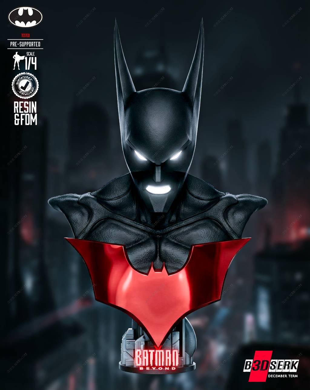 P站图纸印象馆 B3DSERK DC漫画 未来蝙蝠侠 B3DSERK DC漫画 未来蝙蝠侠