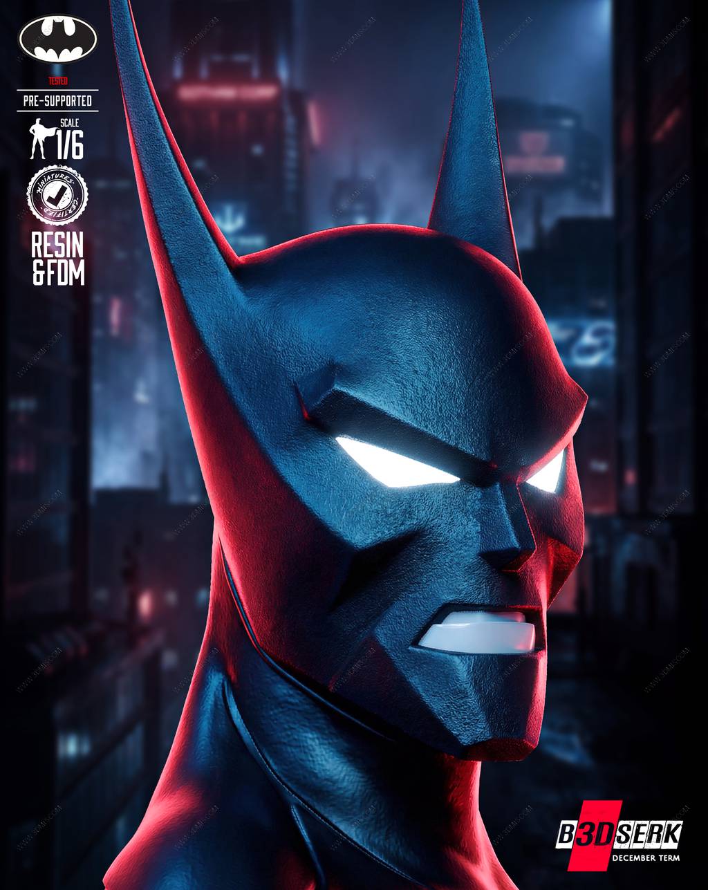 P站图纸印象馆 B3DSERK DC漫画 未来蝙蝠侠 B3DSERK DC漫画 未来蝙蝠侠