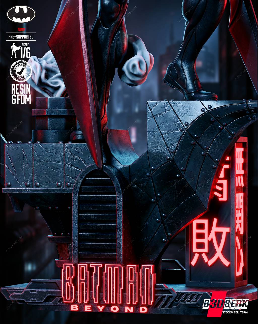 P站图纸印象馆 B3DSERK DC漫画 未来蝙蝠侠 B3DSERK DC漫画 未来蝙蝠侠