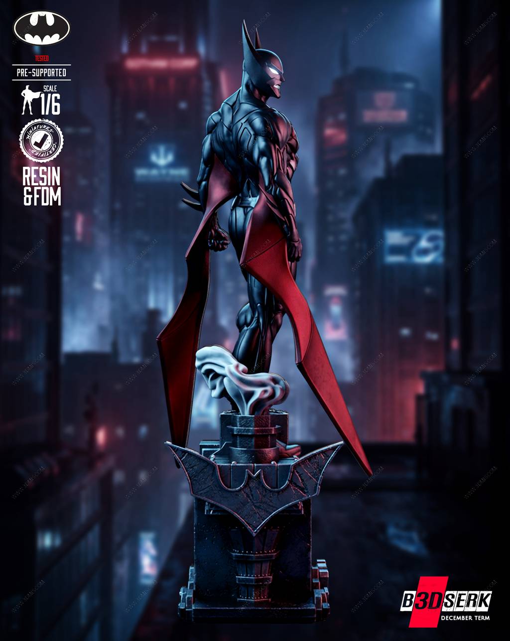 P站图纸印象馆 B3DSERK DC漫画 未来蝙蝠侠 B3DSERK DC漫画 未来蝙蝠侠