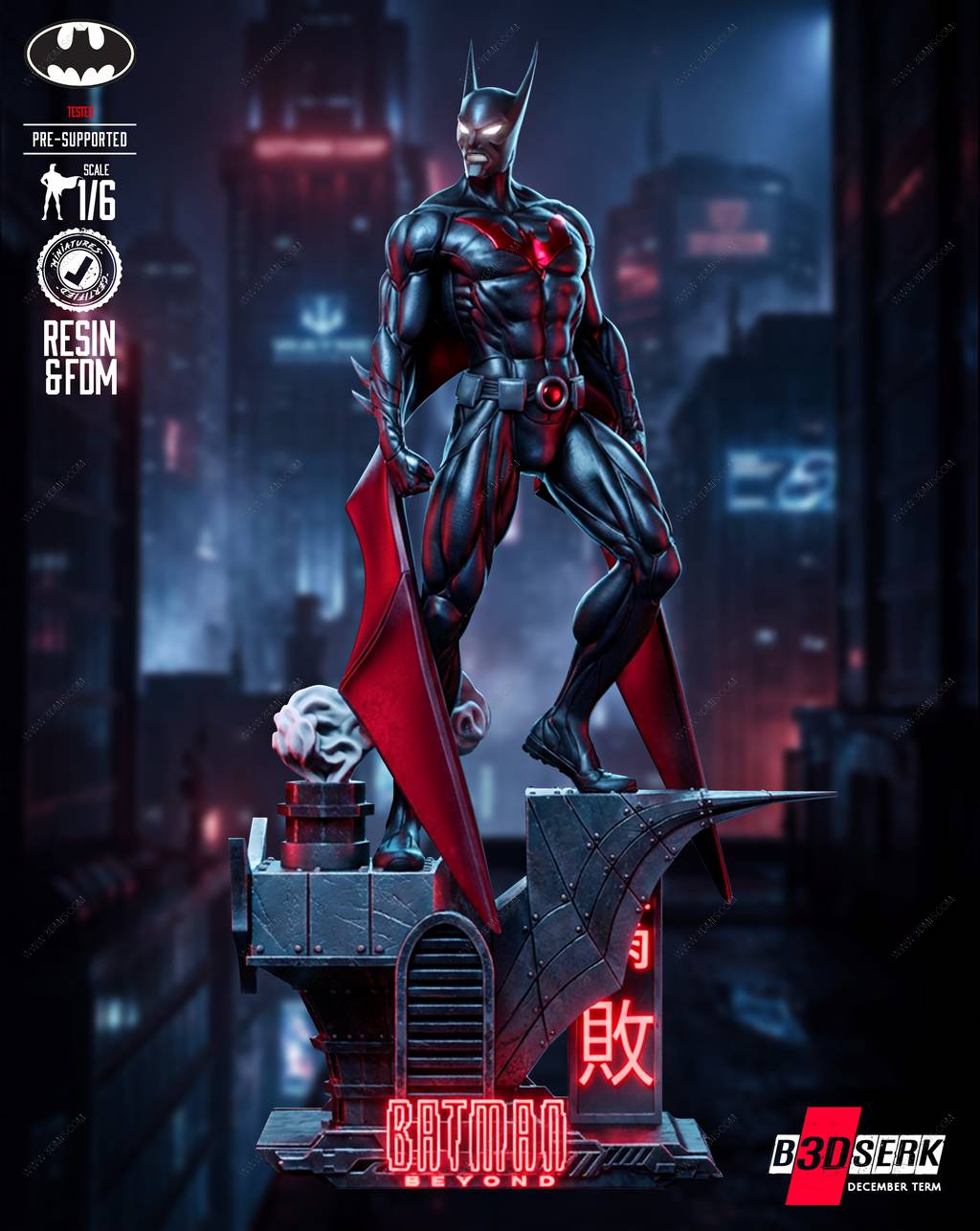 P站图纸印象馆 B3DSERK DC漫画 未来蝙蝠侠 B3DSERK DC漫画 未来蝙蝠侠