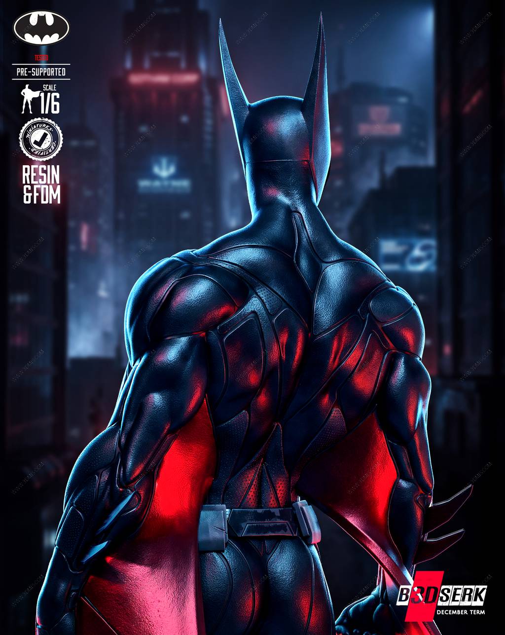 P站图纸印象馆 B3DSERK DC漫画 未来蝙蝠侠 B3DSERK DC漫画 未来蝙蝠侠