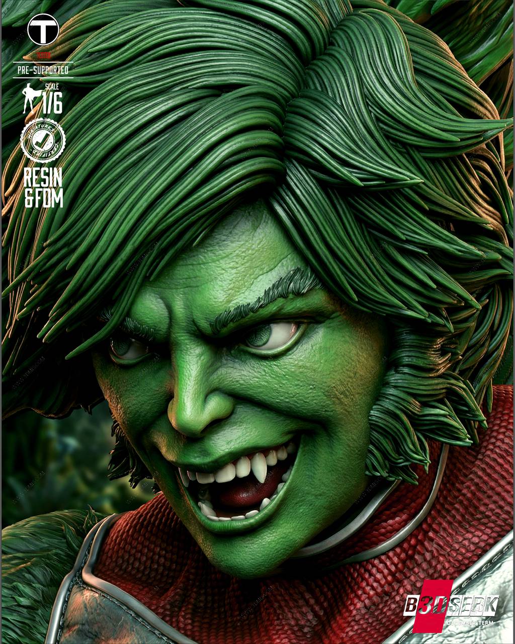 P站图纸印象馆 B3DSERK DC漫画 野兽男孩 B3DSERK DC漫画 野兽男孩