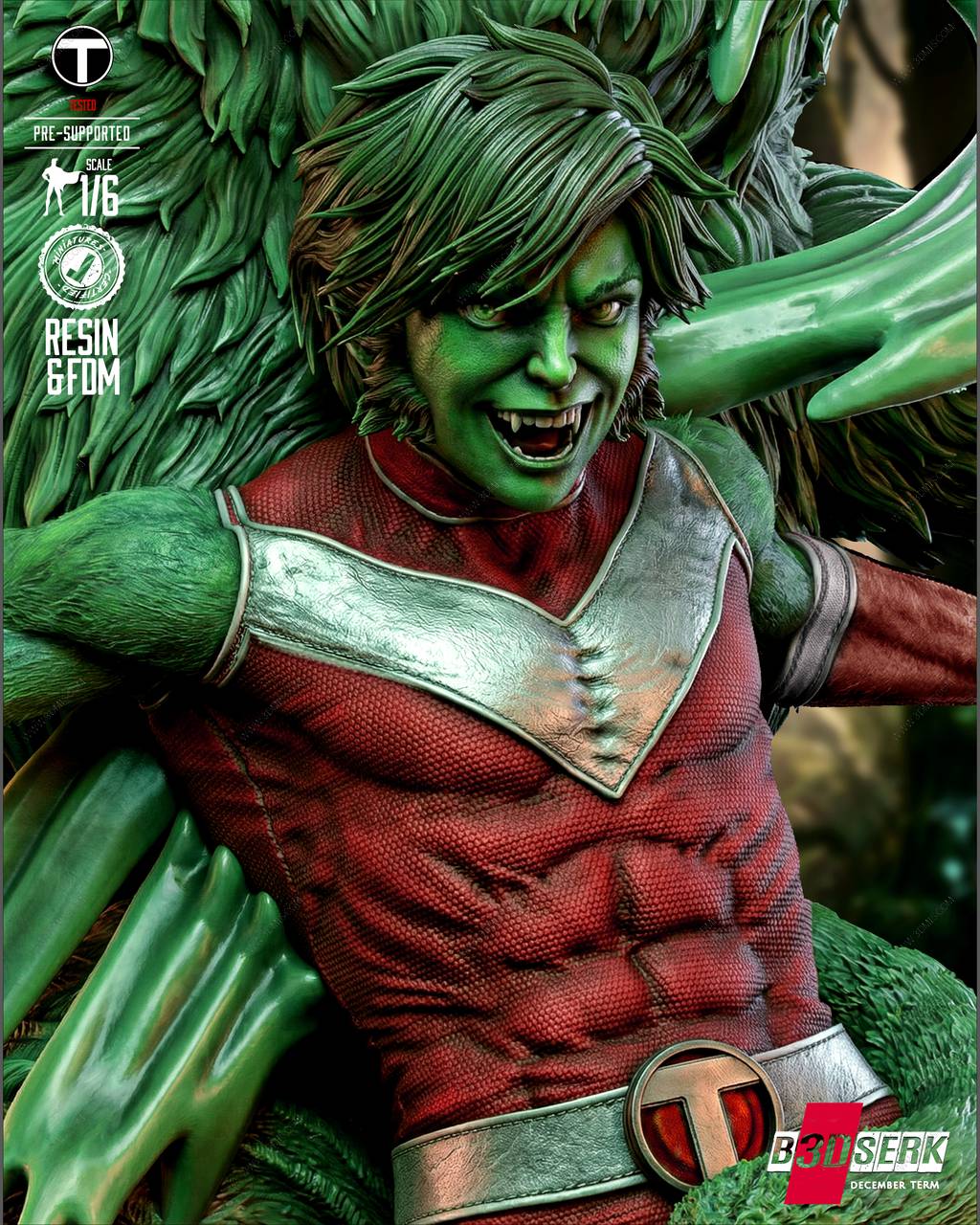 P站图纸印象馆 B3DSERK DC漫画 野兽男孩 B3DSERK DC漫画 野兽男孩