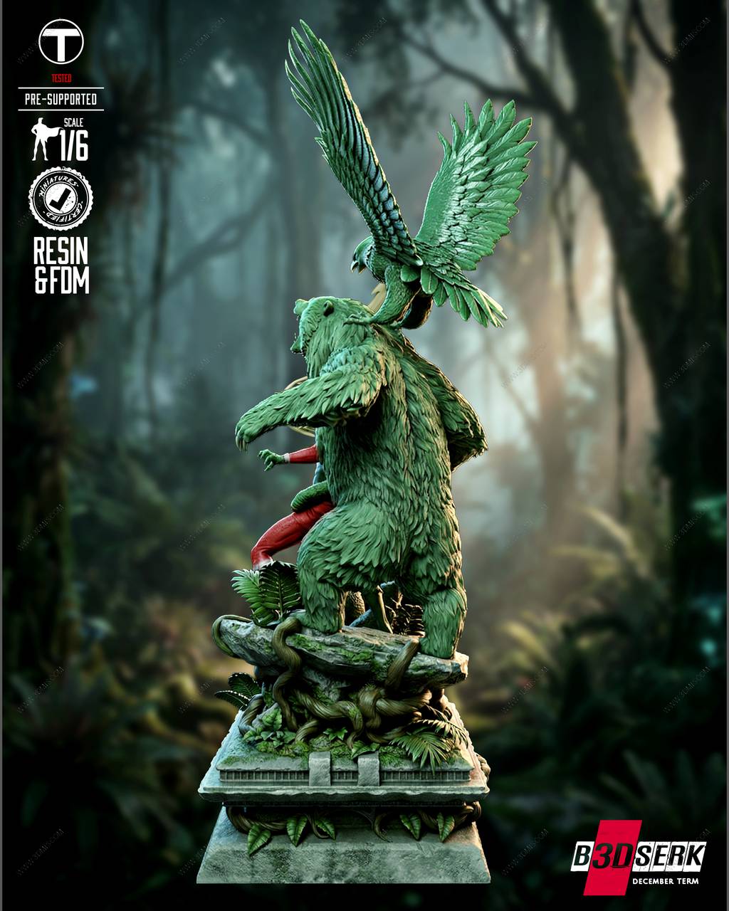 P站图纸印象馆 B3DSERK DC漫画 野兽男孩 B3DSERK DC漫画 野兽男孩