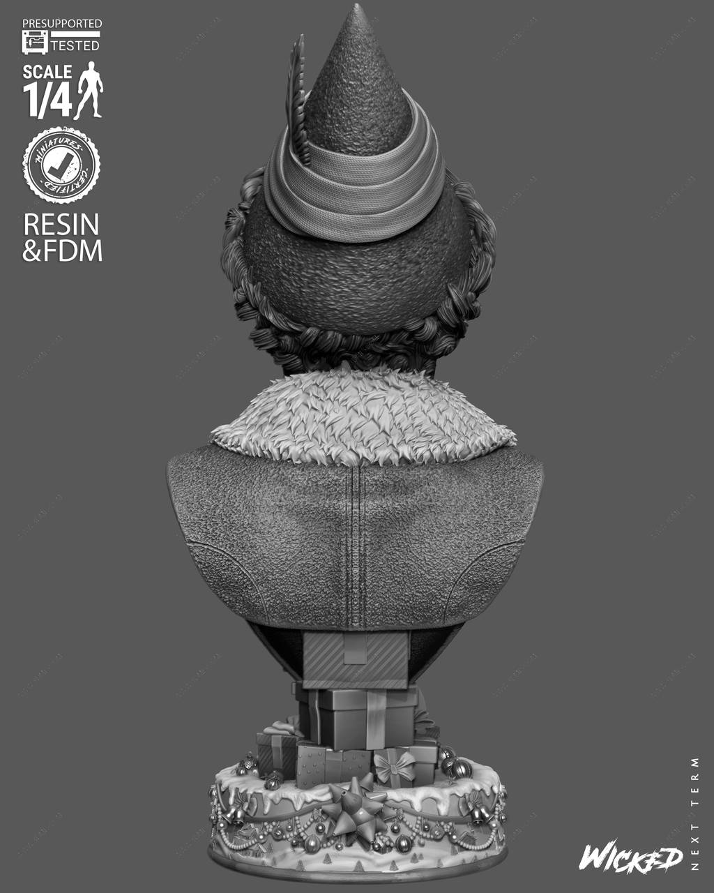 P站图纸印象馆 3DWicked 圣诞精灵 巴迪 3DWicked 圣诞精灵 巴迪