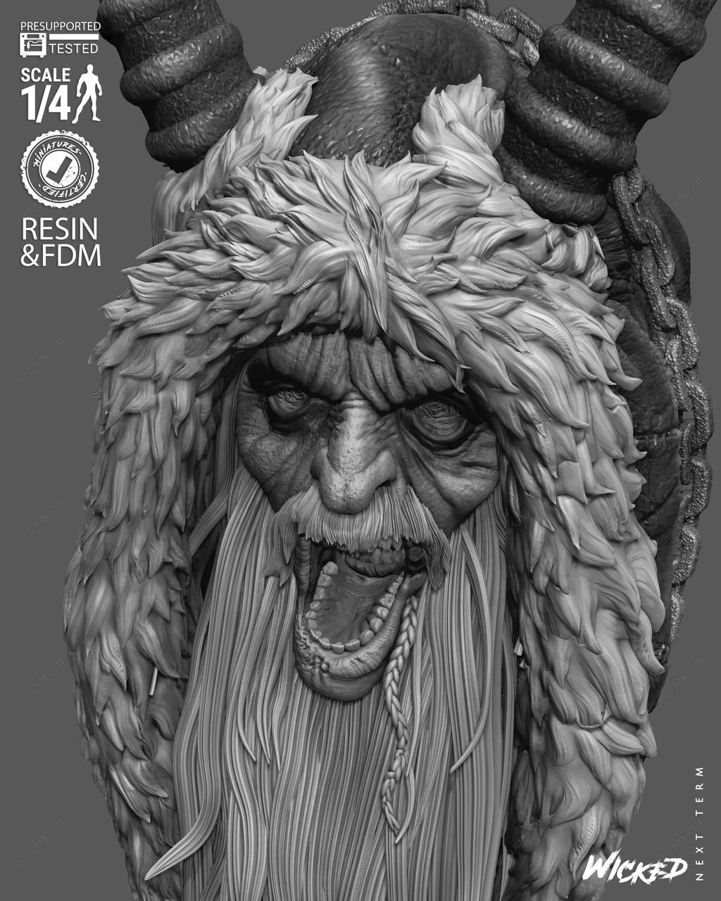 P站图纸印象馆 3DWicked 克朗普斯 3DWicked 克朗普斯