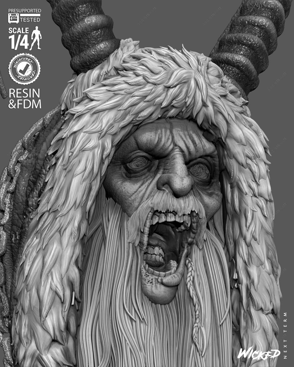 P站图纸印象馆 3DWicked 克朗普斯 3DWicked 克朗普斯