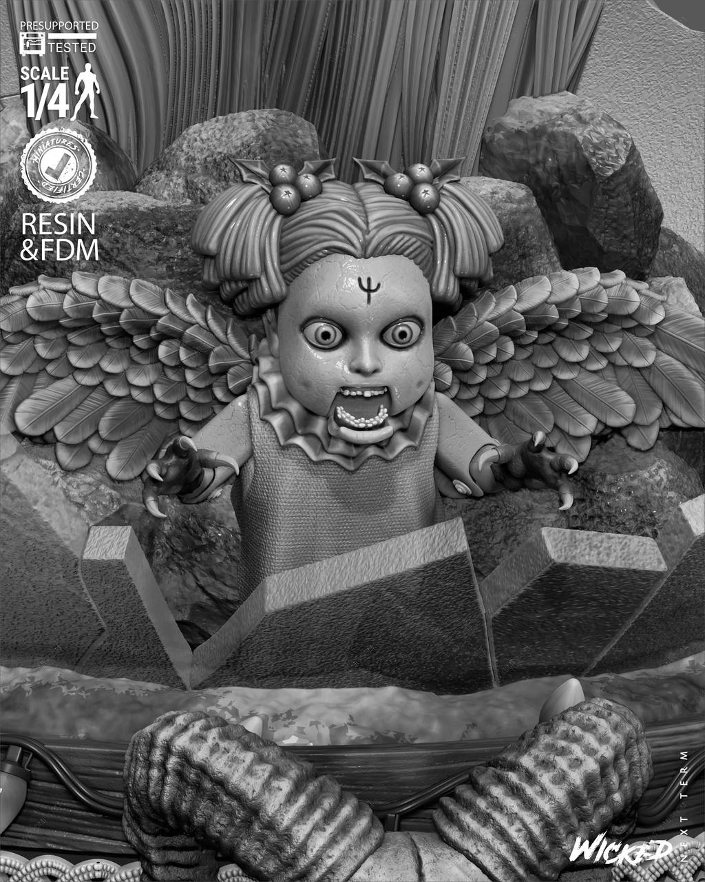 P站图纸印象馆 3DWicked 克朗普斯 3DWicked 克朗普斯