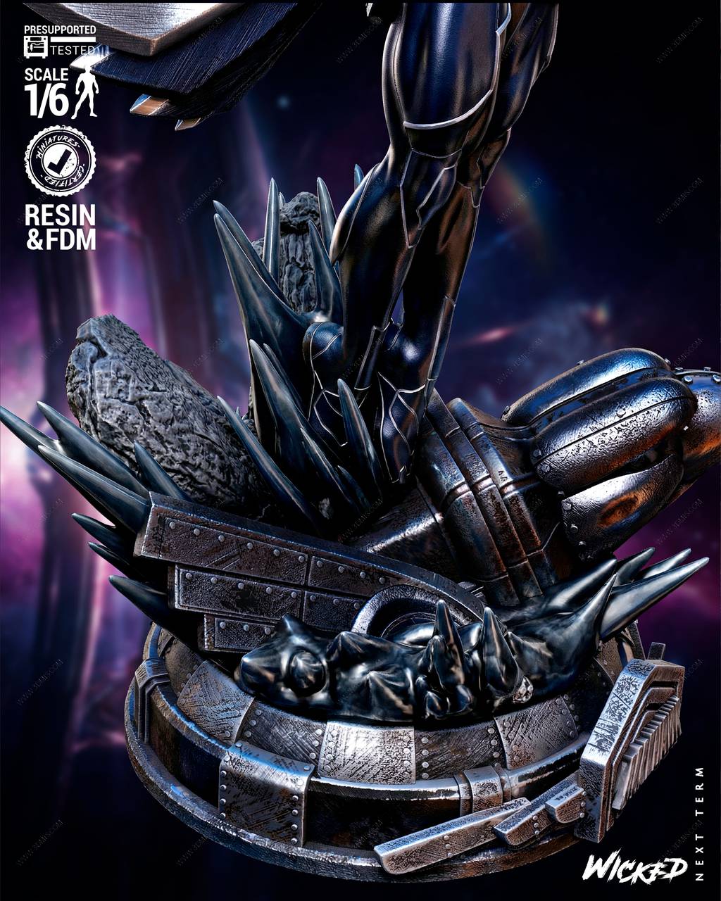 P站图纸印象馆 3DWicked 漫威 黑鹰 3DWicked 漫威 黑鹰