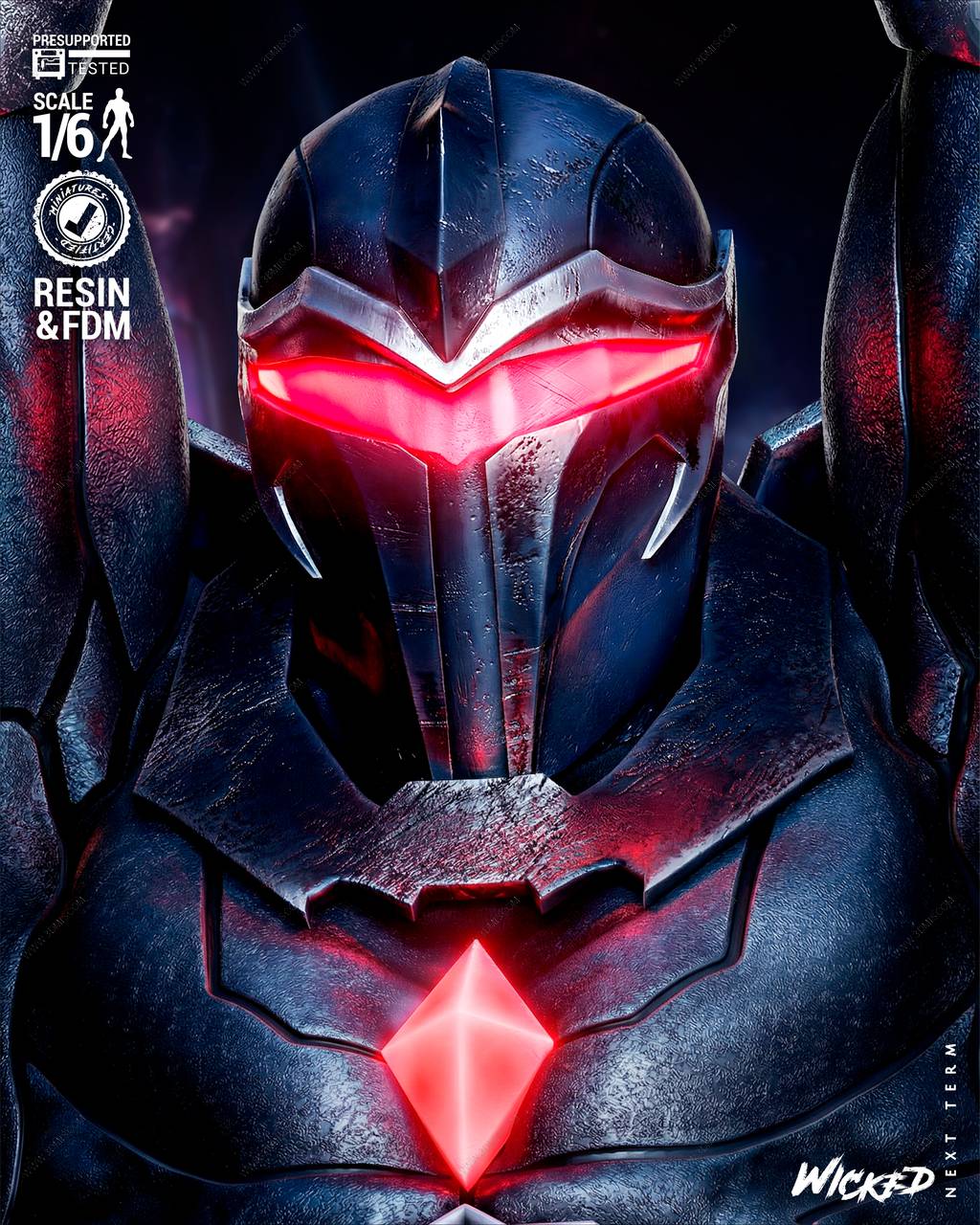 P站图纸印象馆 3DWicked 漫威 黑鹰 3DWicked 漫威 黑鹰