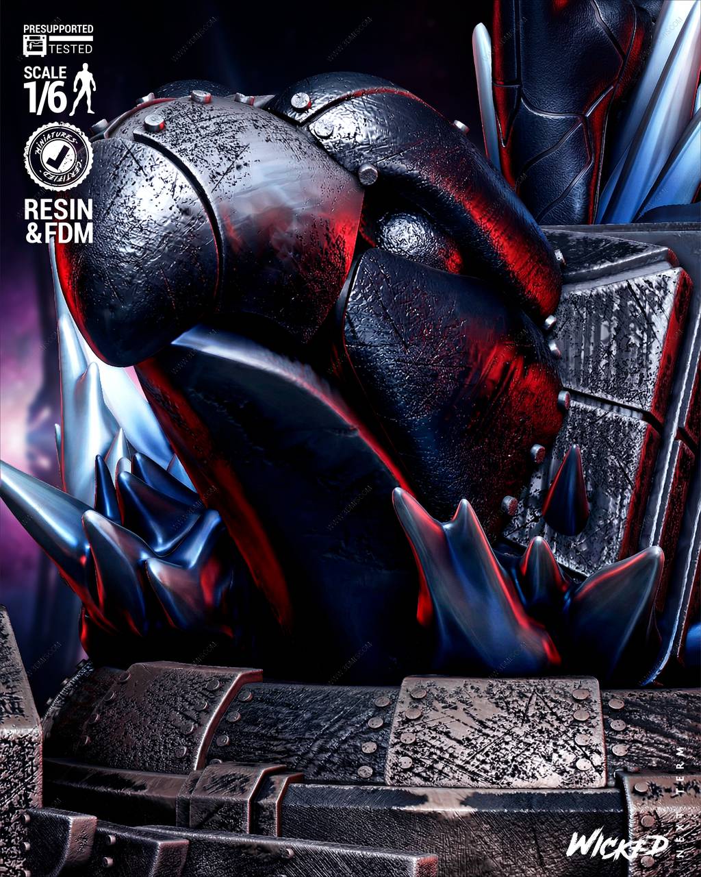 P站图纸印象馆 3DWicked 漫威 黑鹰 3DWicked 漫威 黑鹰