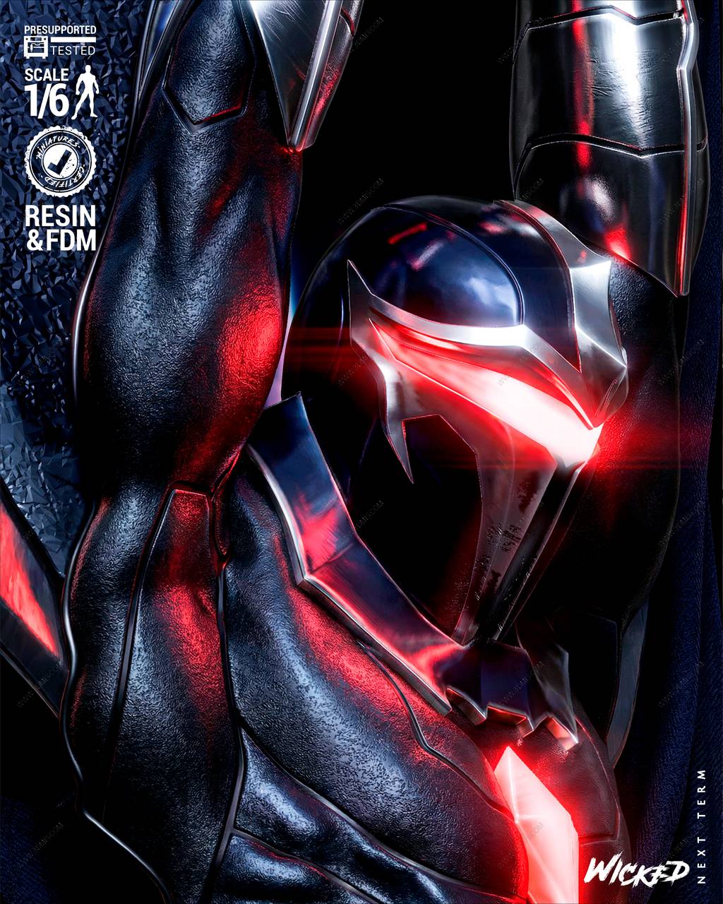 P站图纸印象馆 3DWicked 漫威 黑鹰 3DWicked 漫威 黑鹰