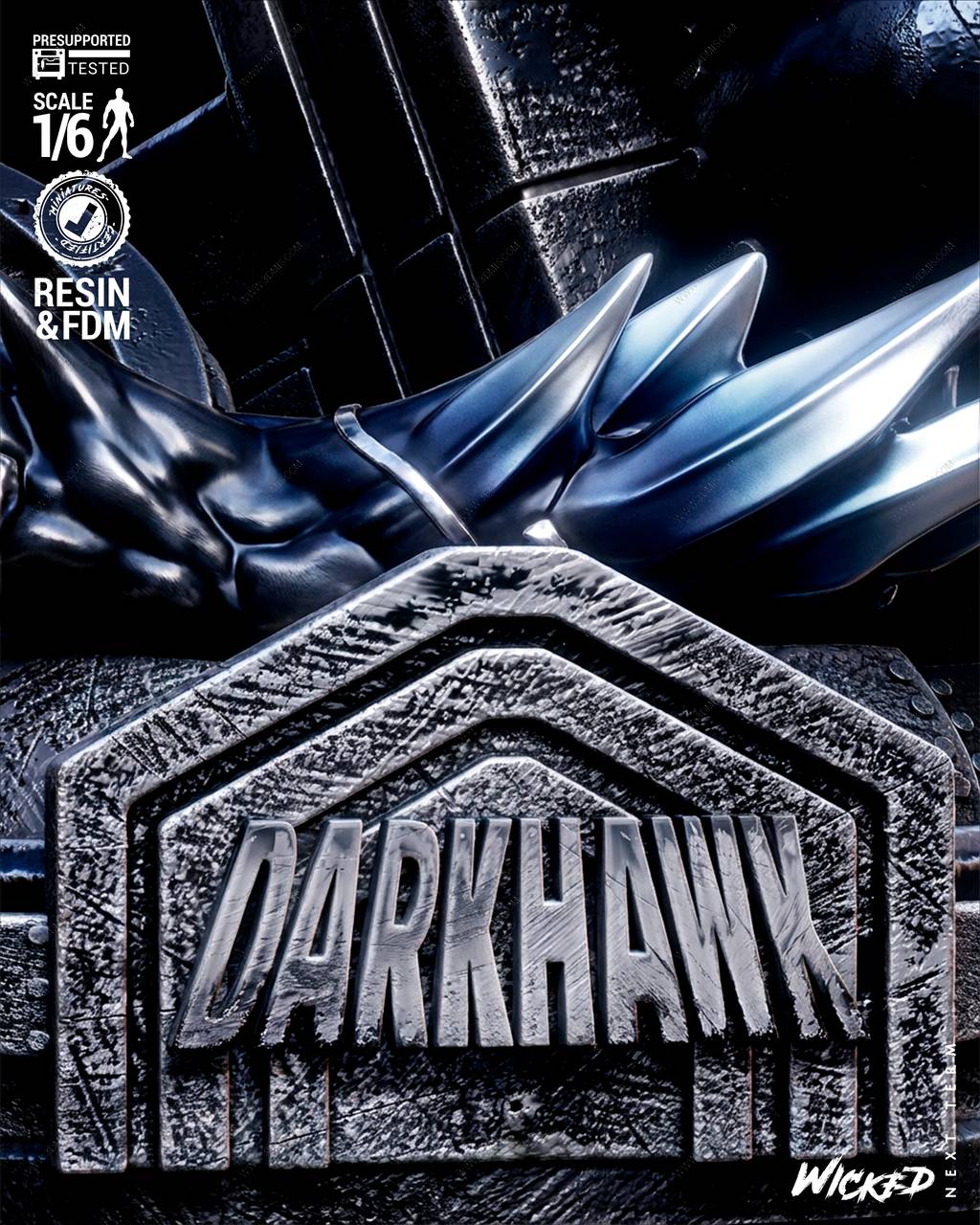 P站图纸印象馆 3DWicked 漫威 黑鹰 3DWicked 漫威 黑鹰