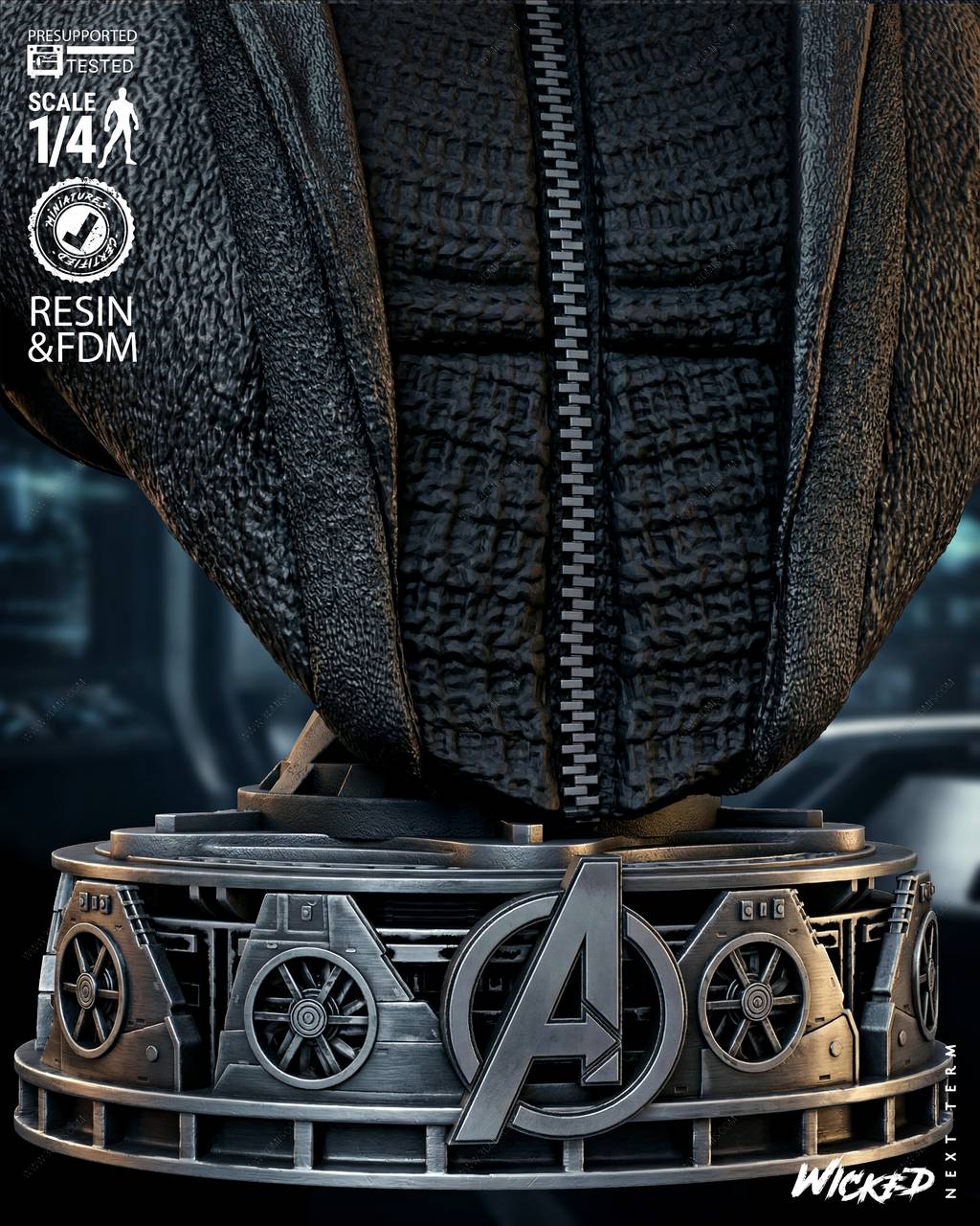 P站图纸印象馆 3DWicked 漫威 弗瑞中士 尼克·弗瑞 3DWicked 漫威 弗瑞中士 尼克·弗瑞