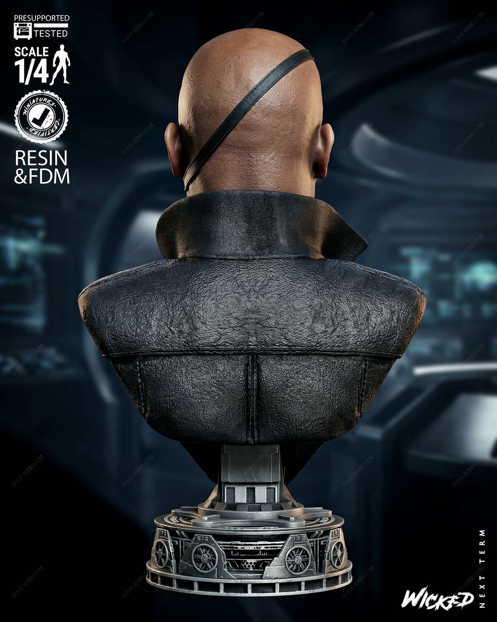 P站图纸印象馆 3DWicked 漫威 弗瑞中士 尼克·弗瑞 3DWicked 漫威 弗瑞中士 尼克·弗瑞