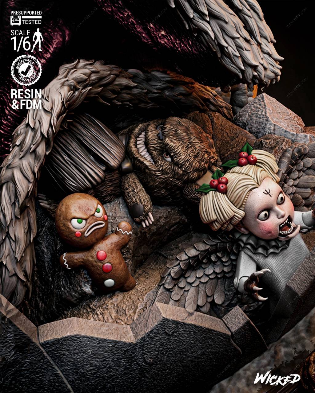 P站图纸印象馆 3DWicked 克朗普斯 3DWicked 克朗普斯