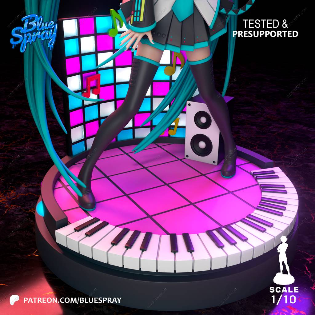 P站图纸印象馆 Blue Spray 初音未来 Blue Spray 初音未来