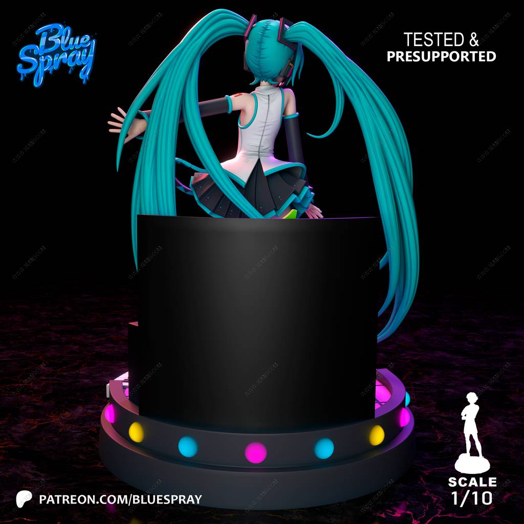 P站图纸印象馆 Blue Spray 初音未来 Blue Spray 初音未来