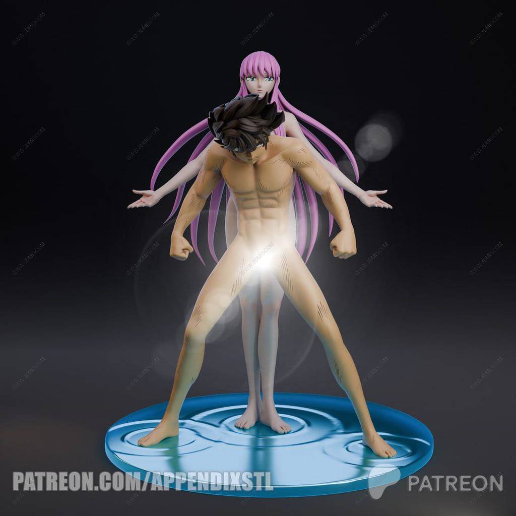 P站图纸印象馆 Appendix STL 圣斗士星矢 星矢和莎织 Appendix STL 圣斗士星矢 星矢和莎织