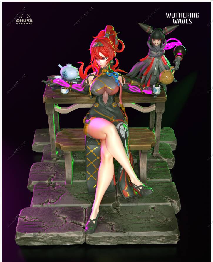 P站图纸印象馆 Chuya Factory 鸣潮 吟霖 Chuya Factory 鸣潮 吟霖