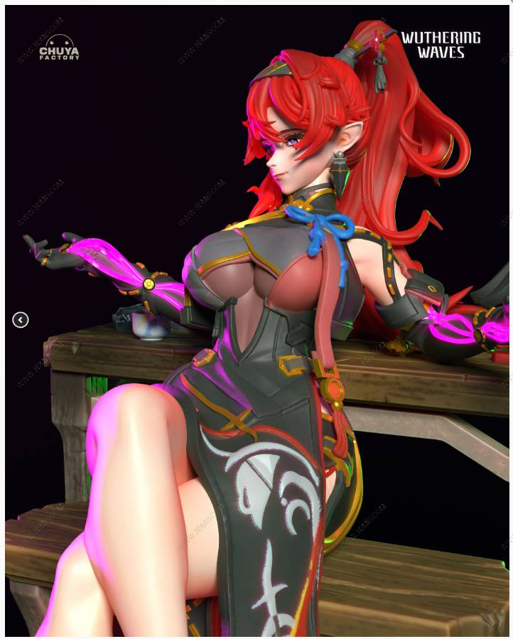 P站图纸印象馆 Chuya Factory 鸣潮 吟霖 Chuya Factory 鸣潮 吟霖