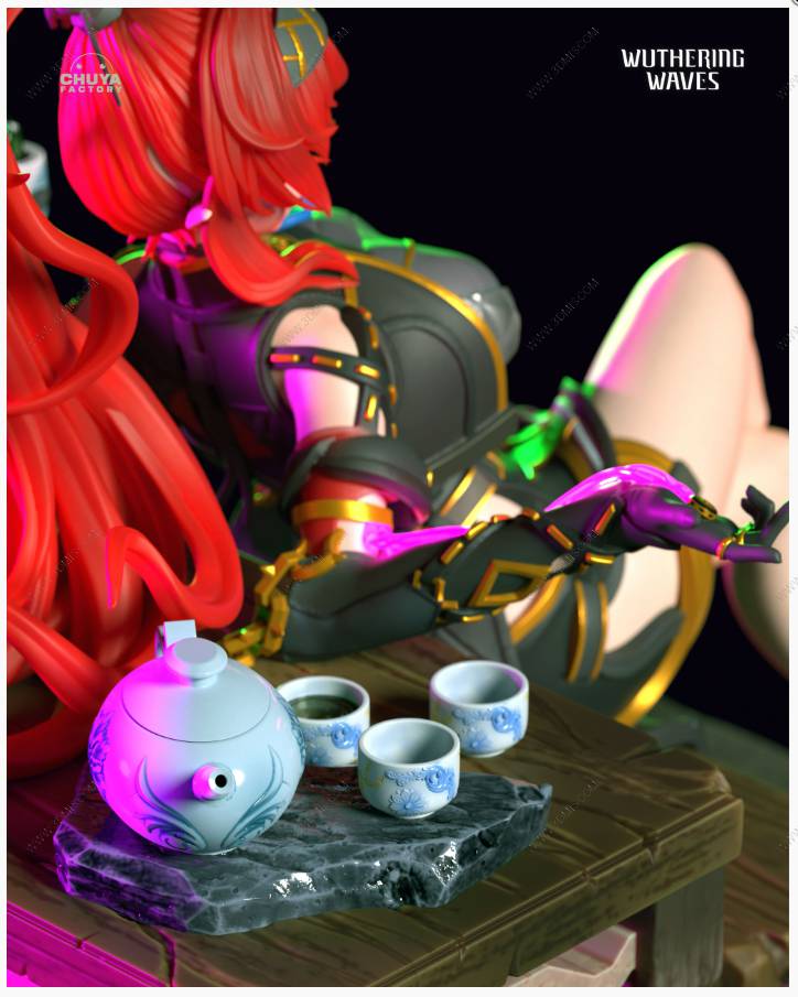 P站图纸印象馆 Chuya Factory 鸣潮 吟霖 Chuya Factory 鸣潮 吟霖