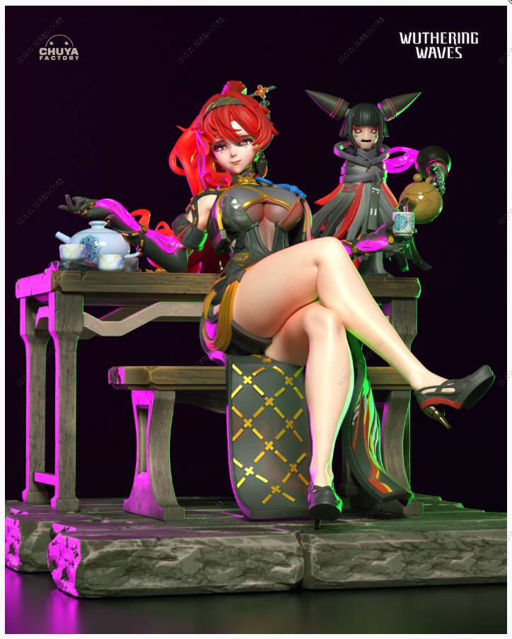 P站图纸印象馆 Chuya Factory 鸣潮 吟霖 Chuya Factory 鸣潮 吟霖