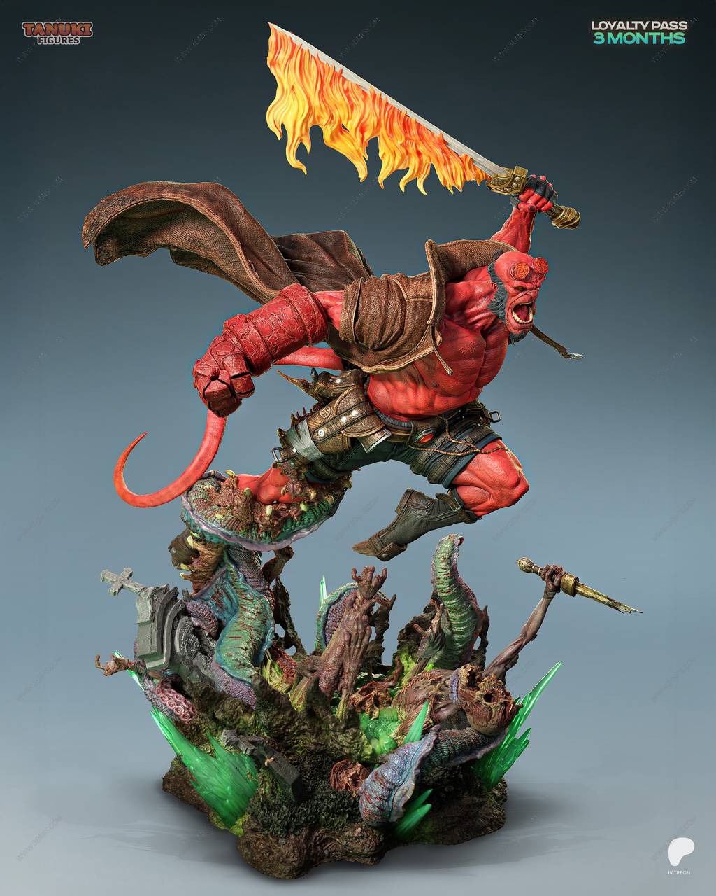 P站图纸印象馆 Tanuki Figures 地狱男爵 Tanuki Figures 地狱男爵