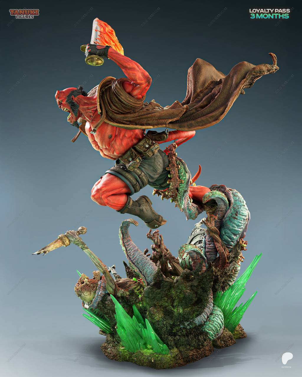 P站图纸印象馆 Tanuki Figures 地狱男爵 Tanuki Figures 地狱男爵