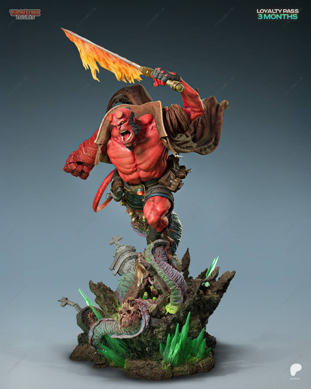 P站图纸印象馆 Tanuki Figures 地狱男爵 Tanuki Figures 地狱男爵