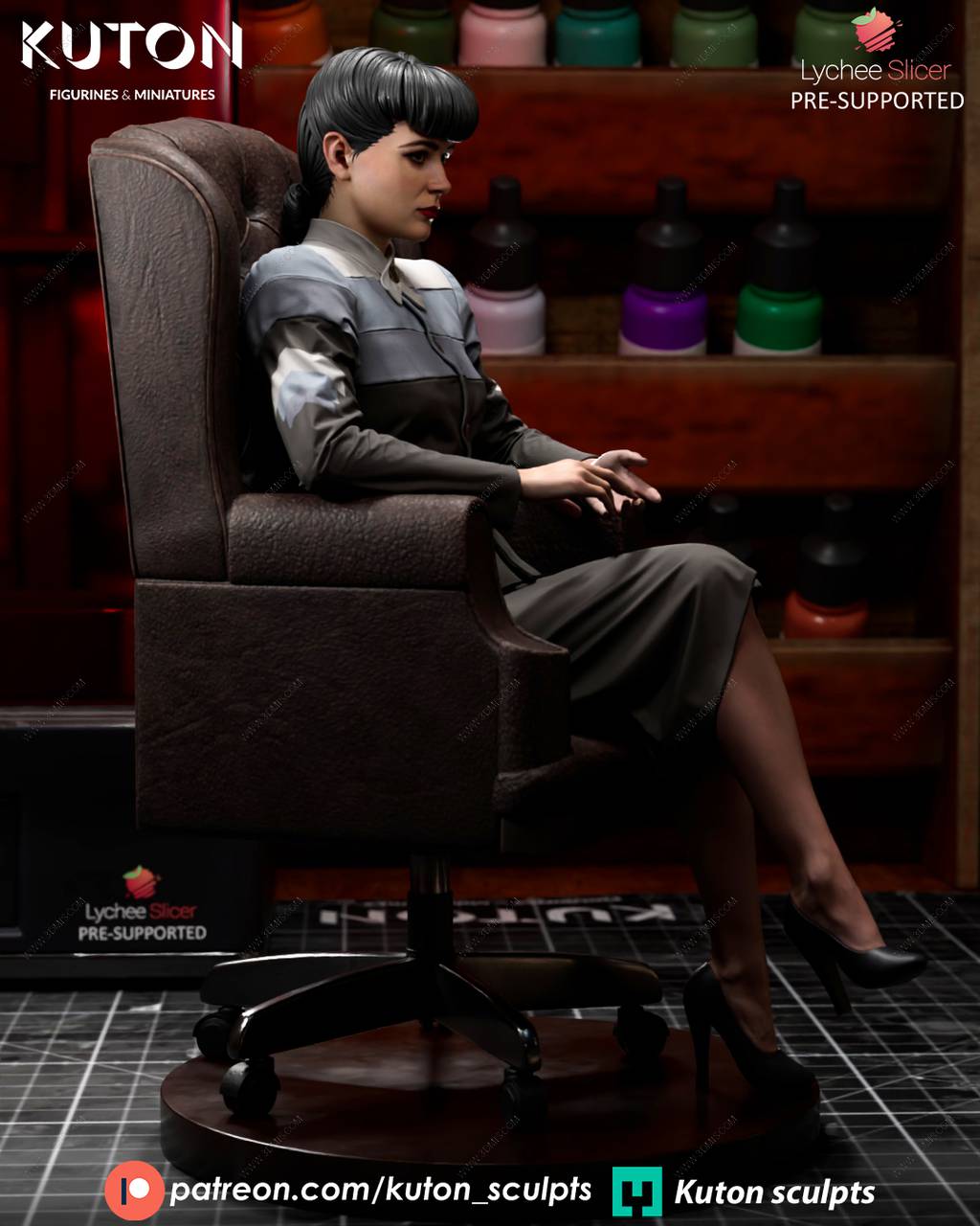 P站图纸印象馆 KUTON 银翼杀手 Nexus-6型仿生人 KUTON 银翼杀手 Nexus-6型仿生人