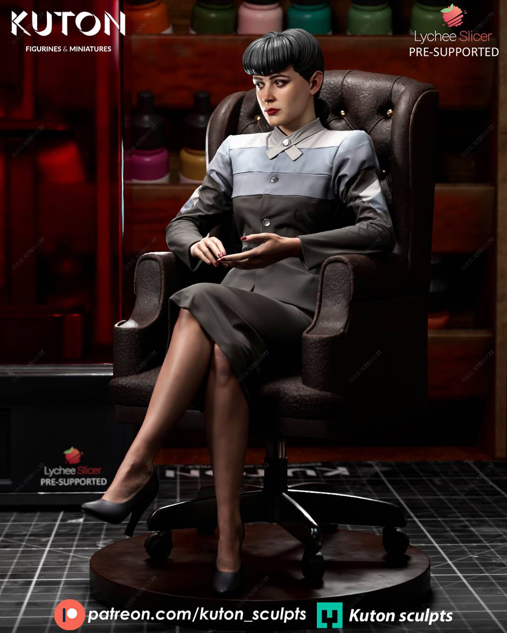 P站图纸印象馆 KUTON 银翼杀手 Nexus-6型仿生人 KUTON 银翼杀手 Nexus-6型仿生人