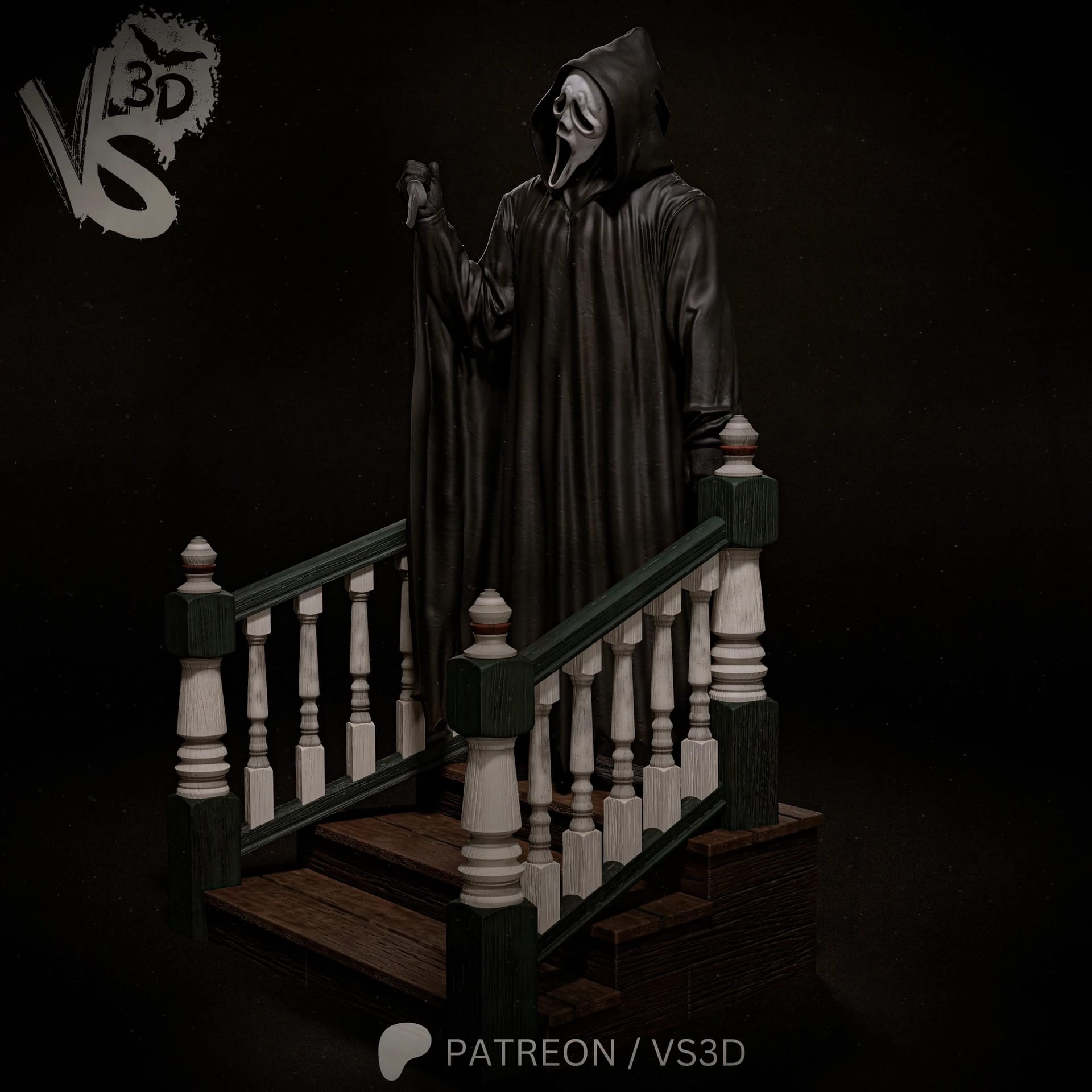 P站图纸印象馆 VS3D 惊声尖叫 鬼脸杀手 VS3D 惊声尖叫 鬼脸杀手