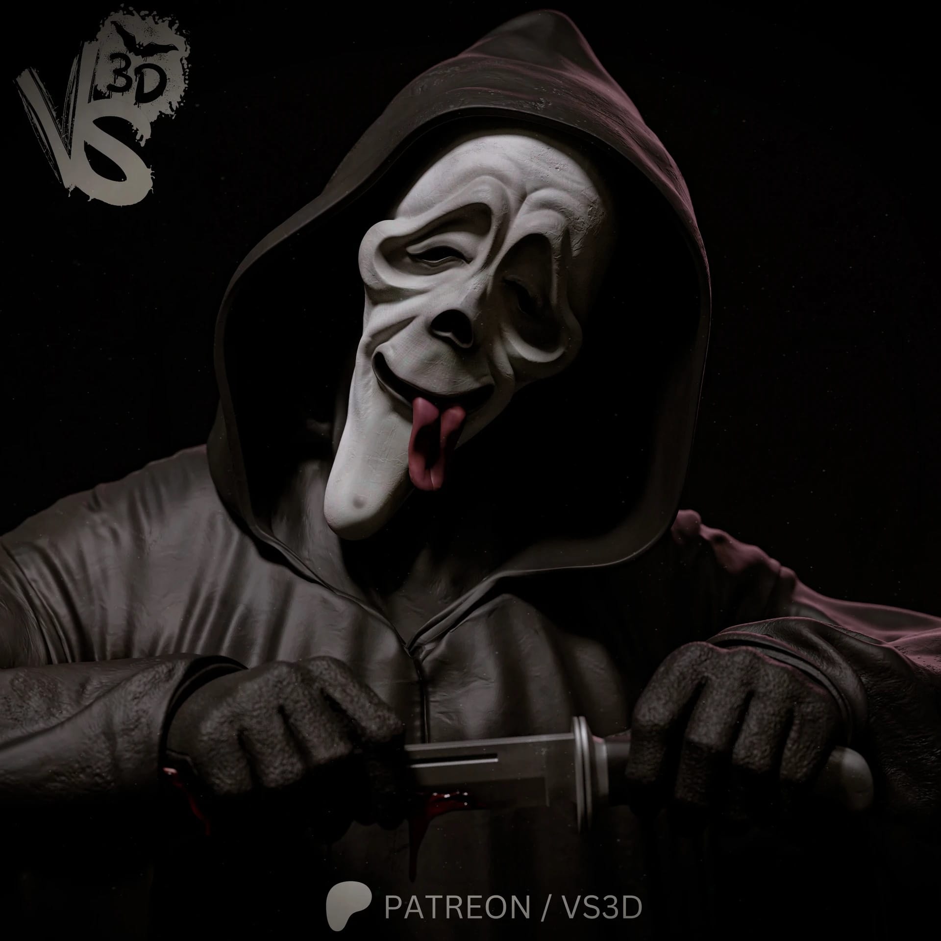 P站图纸印象馆 VS3D 惊声尖叫 鬼脸杀手 VS3D 惊声尖叫 鬼脸杀手