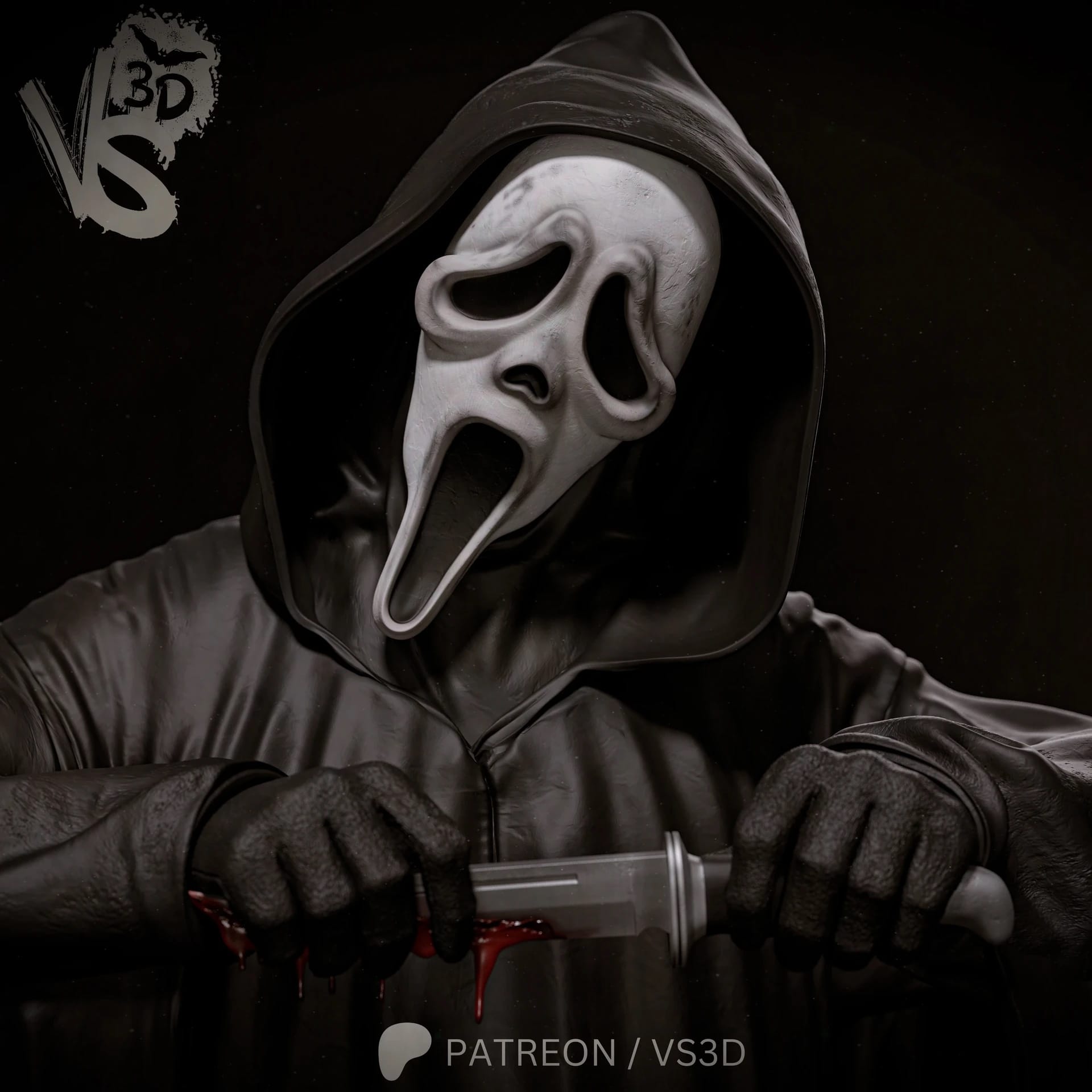 P站图纸印象馆 VS3D 惊声尖叫 鬼脸杀手 VS3D 惊声尖叫 鬼脸杀手