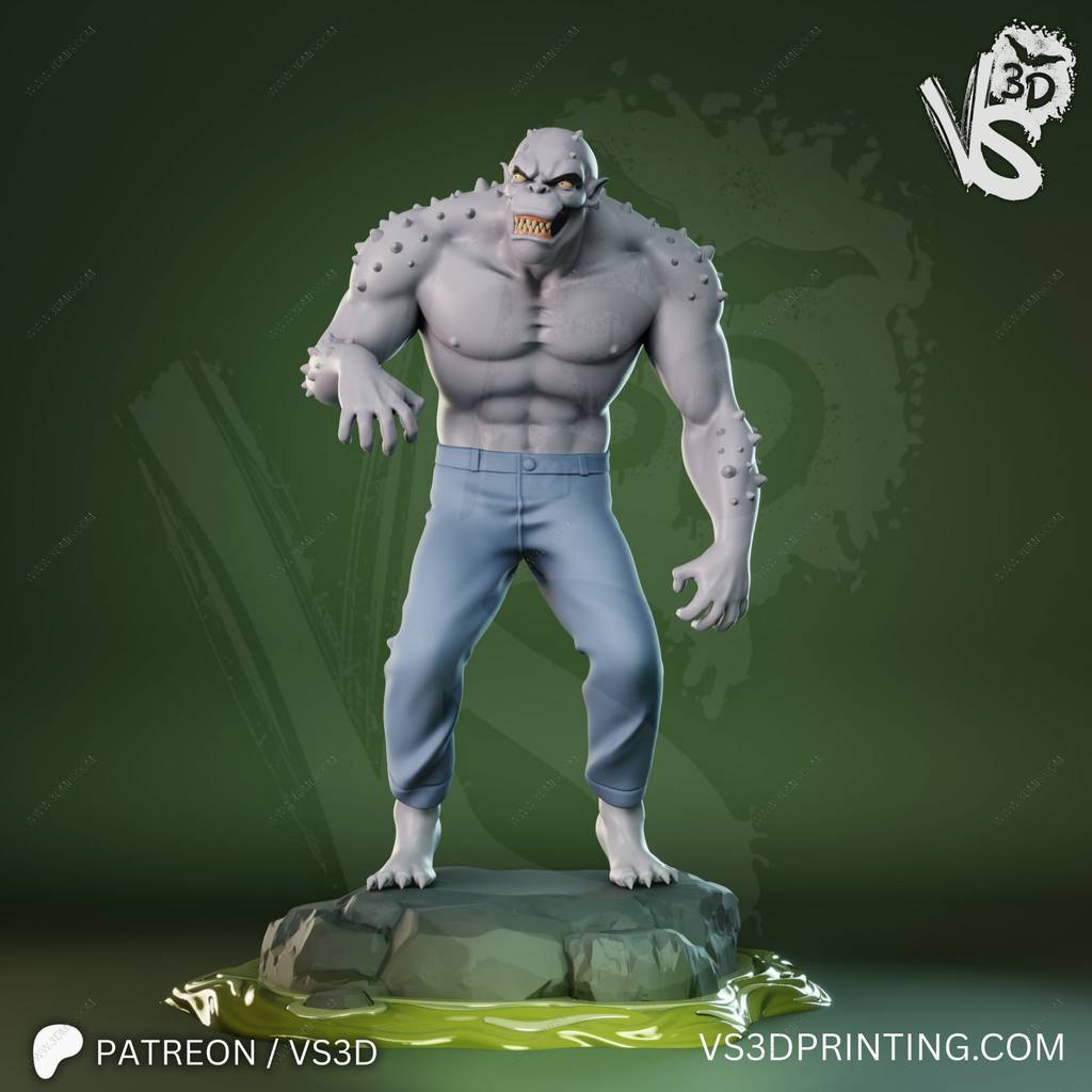 P站图纸印象馆 VS3D DC漫画 杀手鳄 VS3D DC漫画 杀手鳄