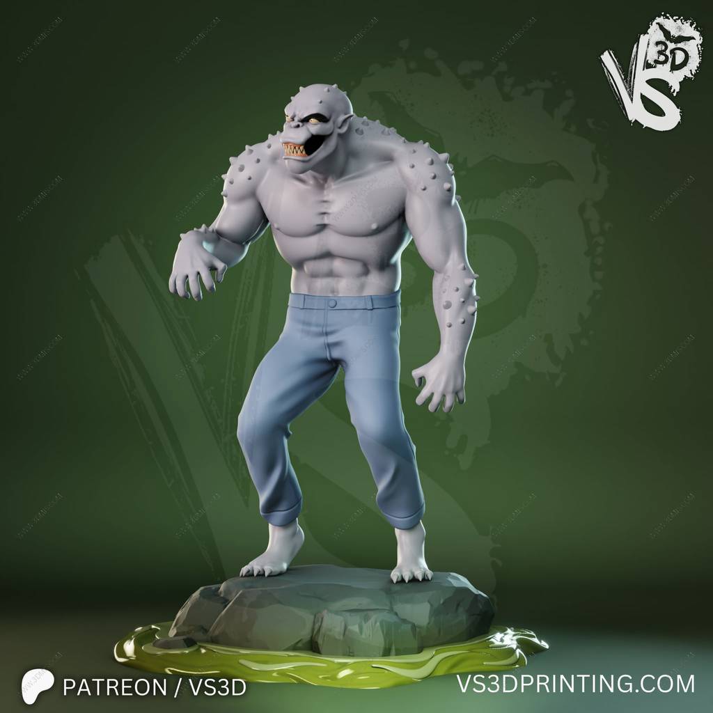 P站图纸印象馆 VS3D DC漫画 杀手鳄 VS3D DC漫画 杀手鳄