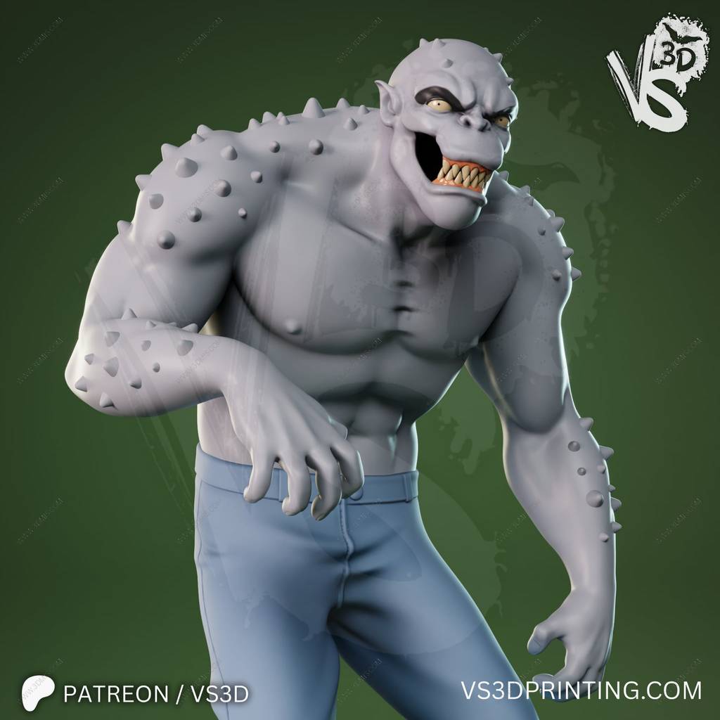 P站图纸印象馆 VS3D DC漫画 杀手鳄 VS3D DC漫画 杀手鳄