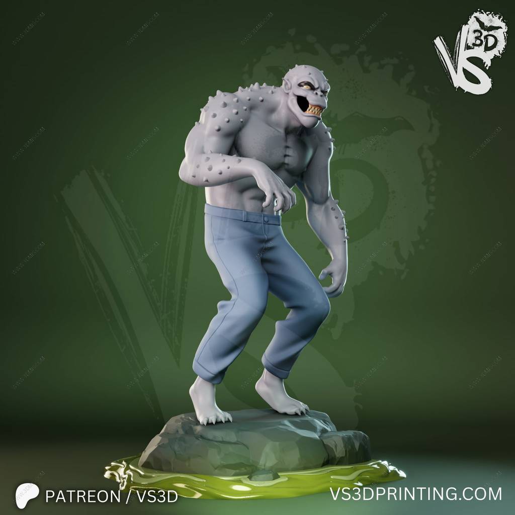 P站图纸印象馆 VS3D DC漫画 杀手鳄 VS3D DC漫画 杀手鳄