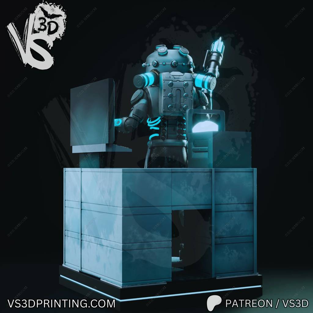 P站图纸印象馆 VS3D DC漫画 急冻人 VS3D DC漫画 急冻人