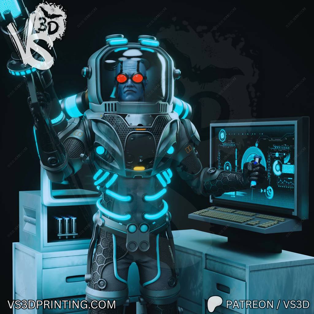 P站图纸印象馆 VS3D DC漫画 急冻人 VS3D DC漫画 急冻人