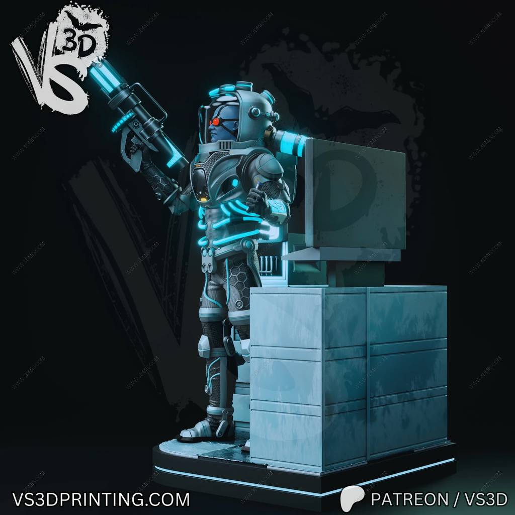 P站图纸印象馆 VS3D DC漫画 急冻人 VS3D DC漫画 急冻人